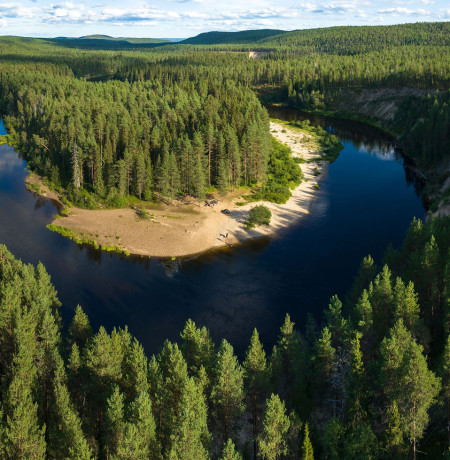Oulankajoki, Oulangan kansallispuisto, Ruka-Kuusamo. Kuva Teemu Lahtinen.