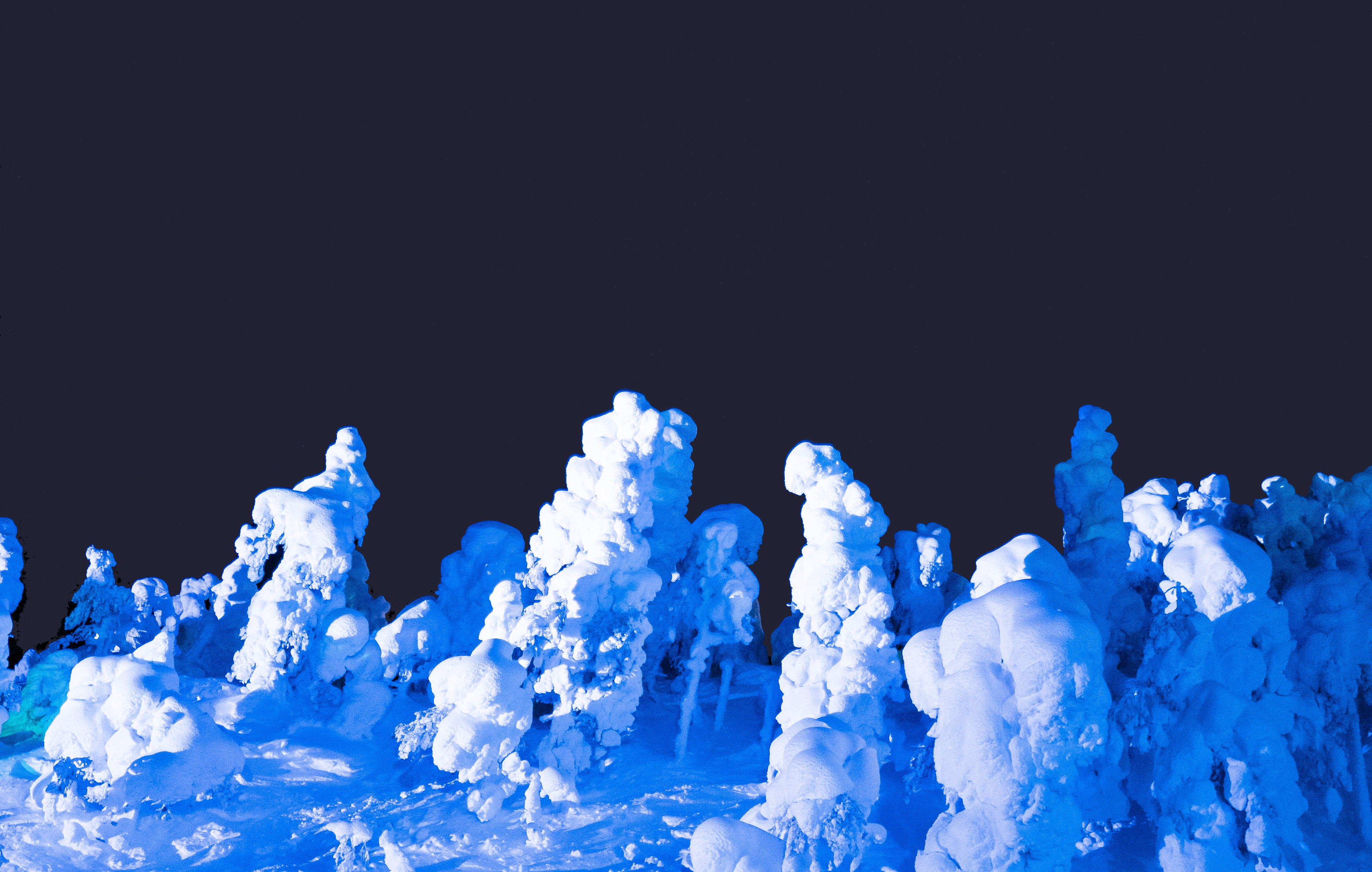 Polar night light festival background image