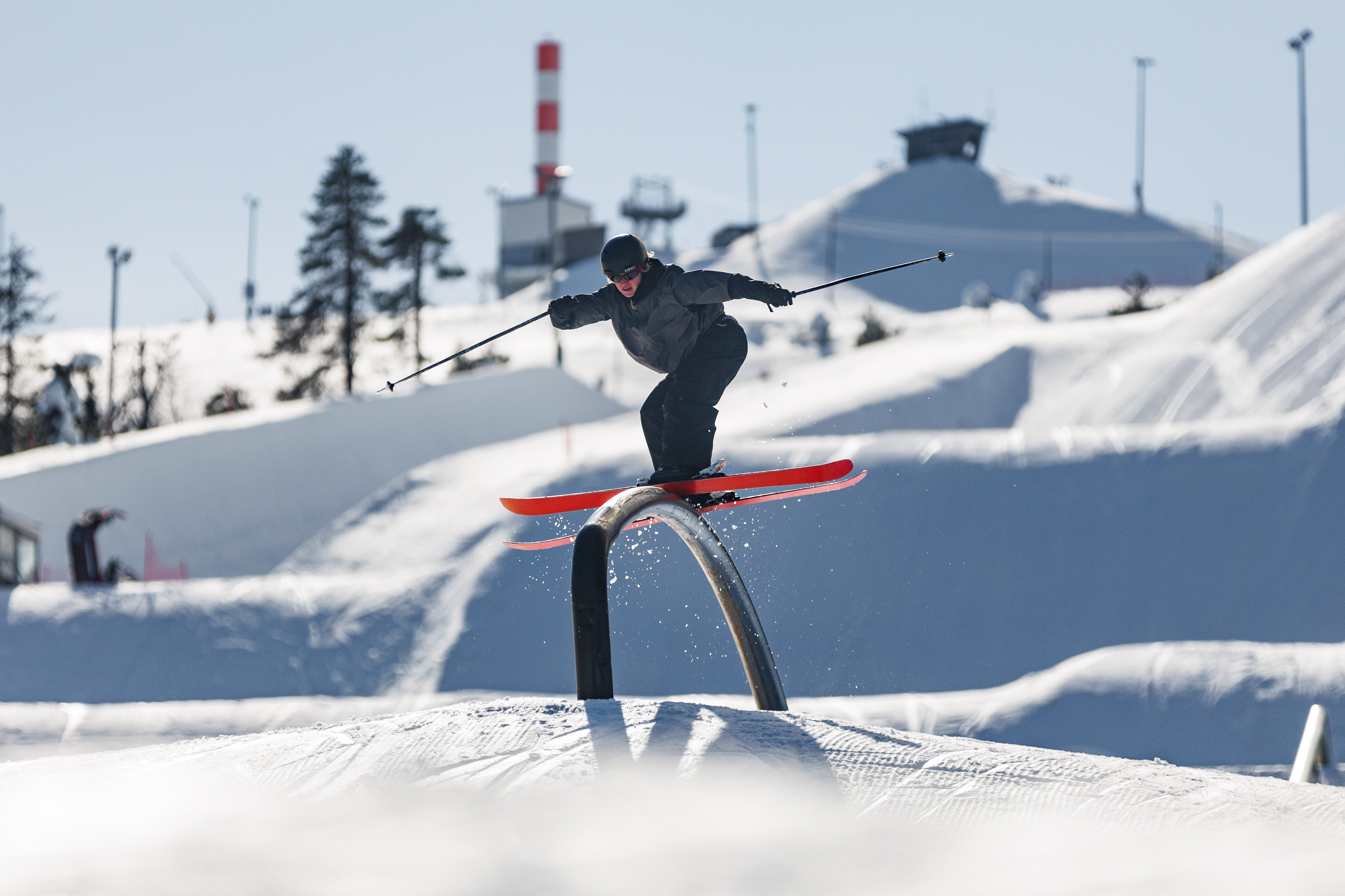 Skiing at Ruka Playground 