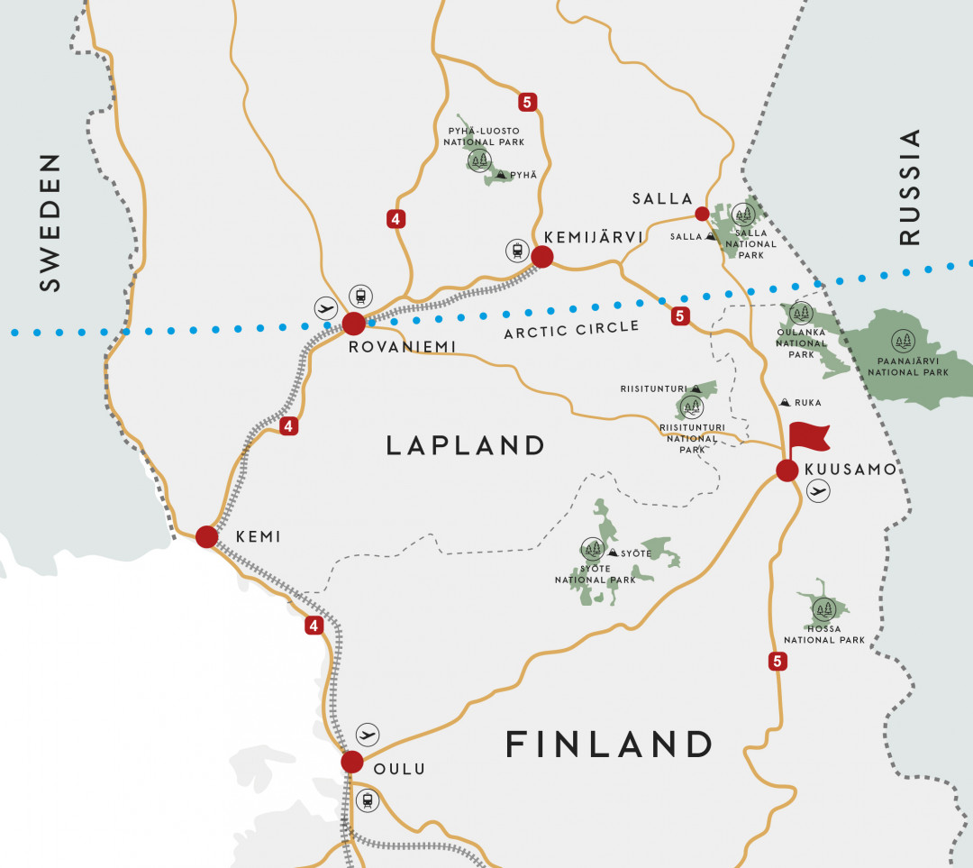 Getting to Kuusamo is easy!