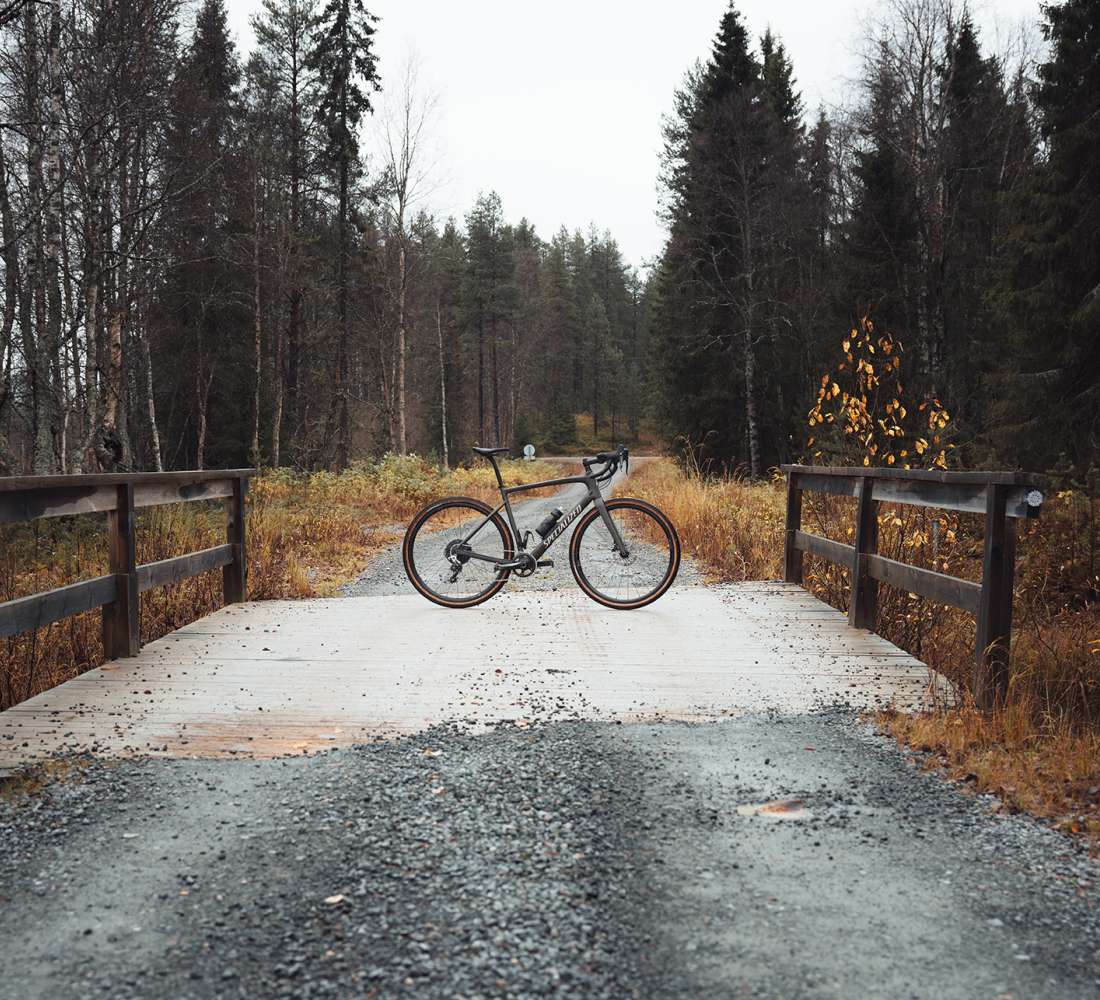 Gravel-pyöräilyä Kuusamossa, kuva Aapo Lappalainen